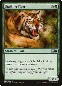 Stalking Tiger - Welcome Deck 2017 (W17) #28 - Common Magic: The Gathering Trading Card