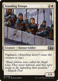 Standing Troops - Welcome Deck 2017 (W17) #4 - Common Magic: The Gathering Trading Card