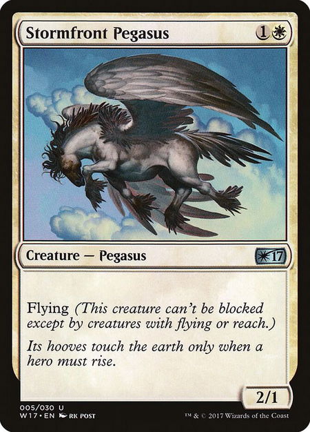 Stormfront Pegasus - Welcome Deck 2017 Magic: The Gathering trading card