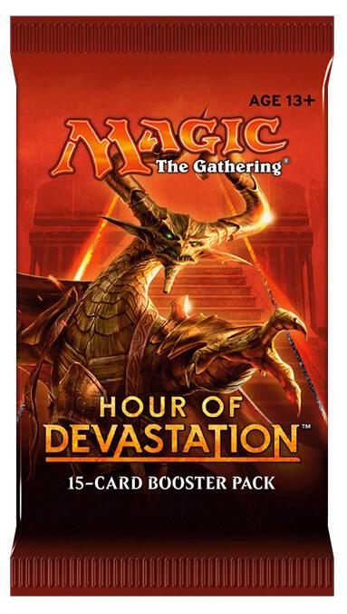 Hour of Devastation - Booster Pack trading card from Hour of Devastation Hour of Devastation - Booster Pack - Hour of Devastation Magic: The Gathering trading card
