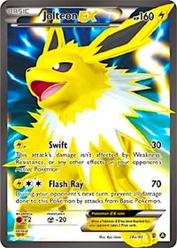Jolteon EX - 28a/83 - Alternate Art Promos (PR) #028a/083 - Rare Pokémon Trading Card