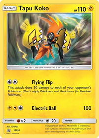 Tapu Koko - SM30 - SM Promos (SMP) #SM30 - Promo Pokémon Trading Card