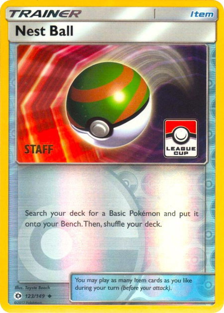Nest Ball - 123/149 (League Cup) [Staff] - League & Championship Cards Pokémon trading card