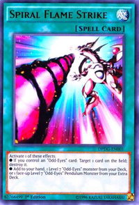 Spiral Flame Strike - Duelist Pack: Dimensional Guardians (DPDG) #DPDG-EN001 - Ultra Rare YuGiOh Trading Card