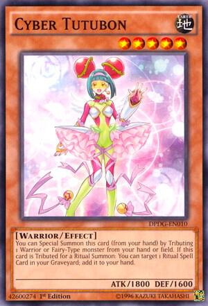 Cyber Tutubon trading card from Duelist Pack: Dimensional Guardians Cyber Tutubon - Duelist Pack: Dimensional Guardians YuGiOh trading card