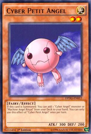 Cyber Petit Angel trading card from Duelist Pack: Dimensional Guardians Cyber Petit Angel - Duelist Pack: Dimensional Guardians YuGiOh trading card