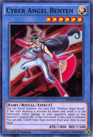 Cyber Angel Benten - Duelist Pack: Dimensional Guardians YuGiOh trading card
