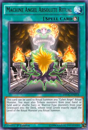 Machine Angel Absolute Ritual trading card from Duelist Pack: Dimensional Guardians Machine Angel Absolute Ritual - Duelist Pack: Dimensional Guardians YuGiOh trading card