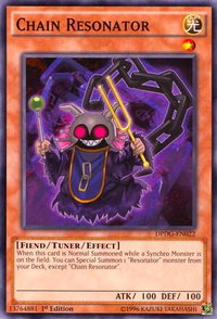 Chain Resonator - Duelist Pack: Dimensional Guardians (DPDG) #DPDG-EN022 - Common / Short Print YuGiOh Trading Card