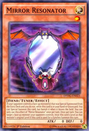 Mirror Resonator - Duelist Pack: Dimensional Guardians YuGiOh trading card