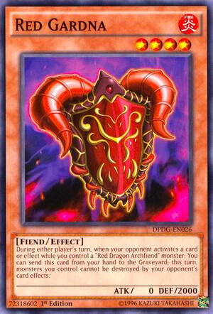Red Gardna - Duelist Pack: Dimensional Guardians YuGiOh trading card
