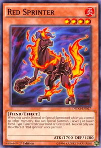 Red Sprinter - Duelist Pack: Dimensional Guardians (DPDG) #DPDG-EN027 - Common / Short Print YuGiOh Trading Card