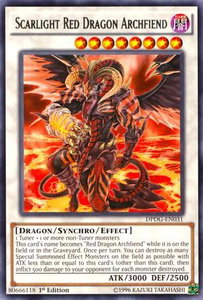 Scarlight Red Dragon Archfiend - Duelist Pack: Dimensional Guardians (DPDG) #DPDG-EN031 - Rare YuGiOh Trading Card