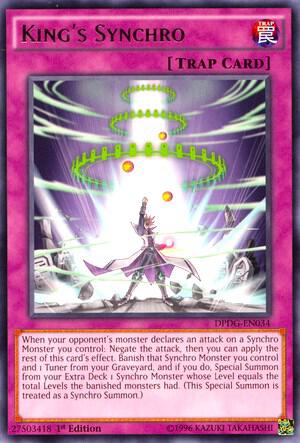 King's Synchro - Duelist Pack: Dimensional Guardians YuGiOh trading card