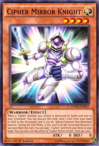 Cipher Mirror Knight - Duelist Pack: Dimensional Guardians (DPDG) #DPDG-EN037 - Common / Short Print YuGiOh Trading Card