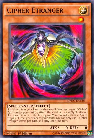 Cipher Etranger - Duelist Pack: Dimensional Guardians YuGiOh trading card