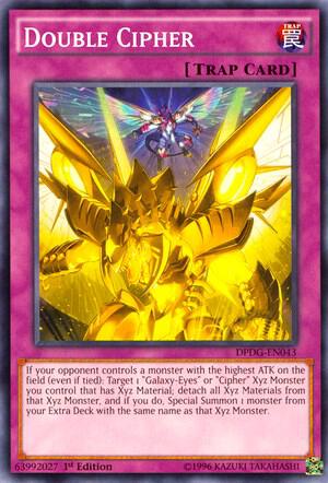 Double Cipher - Duelist Pack: Dimensional Guardians YuGiOh trading card