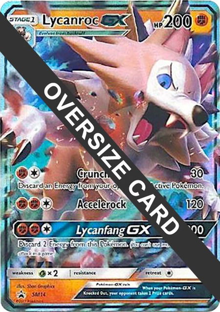 Lycanroc GX - SM14 - Jumbo Cards Pokémon trading card