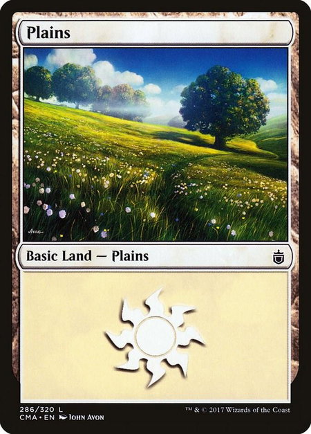 Plains (286) trading card from Commander Anthology Plains (286) - Commander Anthology Magic: The Gathering trading card