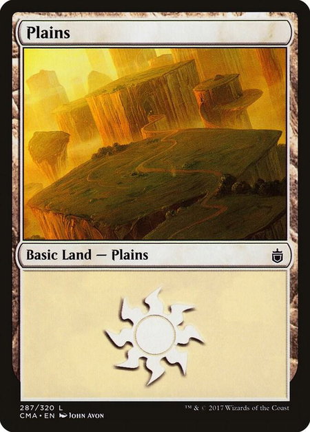 Plains (287) - Commander Anthology Magic: The Gathering trading card