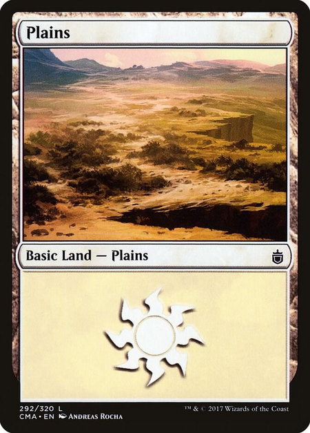 Plains (292) trading card from Commander Anthology Plains (292) - Commander Anthology Magic: The Gathering trading card