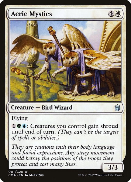Aerie Mystics trading card from Commander Anthology Aerie Mystics - Commander Anthology Magic: The Gathering trading card
