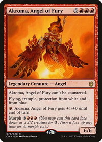 Akroma, Angel of Fury - Commander Anthology (CMA) #75 - Rare Magic: The Gathering Trading Card