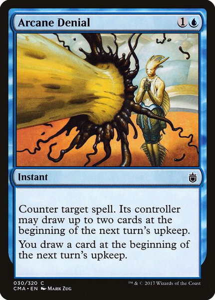 Arcane Denial trading card from Commander Anthology Arcane Denial - Commander Anthology Magic: The Gathering trading card
