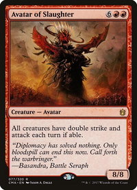 Avatar of Slaughter - Commander Anthology (CMA) #77 - Rare Magic: The Gathering Trading Card