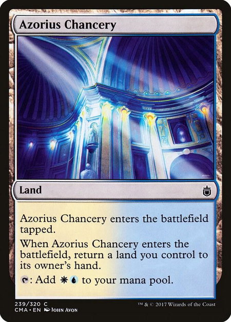 Azorius Chancery - Commander Anthology Magic: The Gathering trading card