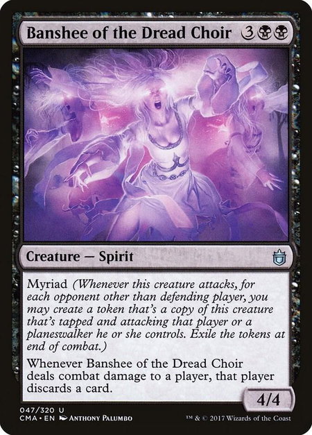 Banshee of the Dread Choir - Commander Anthology Magic: The Gathering trading card