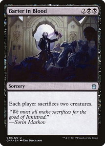 Barter in Blood - Commander Anthology (CMA) #48 - Uncommon Magic: The Gathering Trading Card