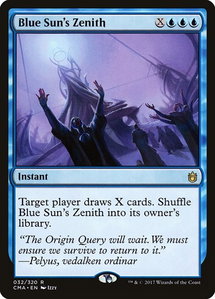 Blue Sun's Zenith - Commander Anthology (CMA) #32 - Rare Magic: The Gathering Trading Card