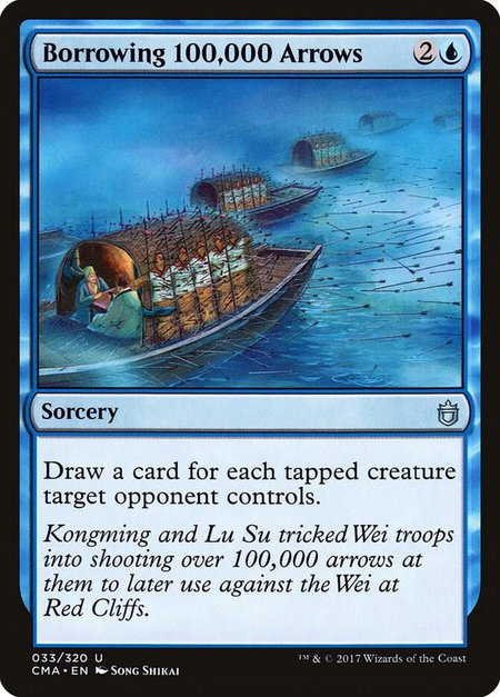 Borrowing 100,000 Arrows - Commander Anthology Magic: The Gathering trading card