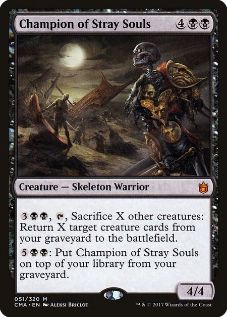 Champion of Stray Souls - Commander Anthology Magic: The Gathering trading card