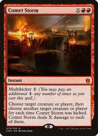Comet Storm - Commander Anthology (CMA) #79 - Mythic Magic: The Gathering Trading Card