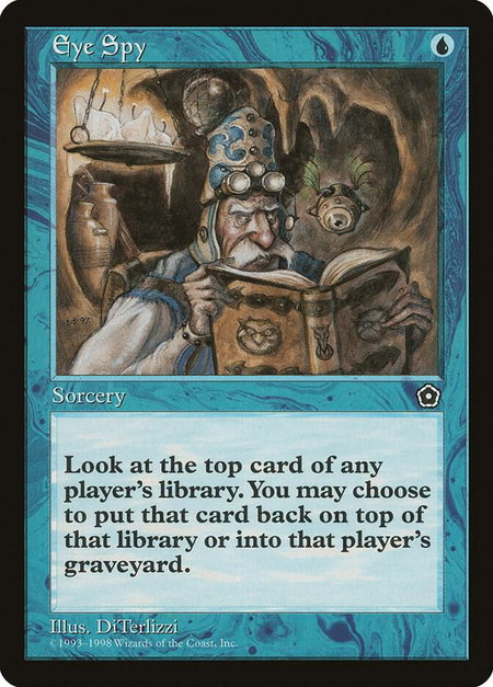 Eye Spy - Portal Second Age Magic: The Gathering trading card