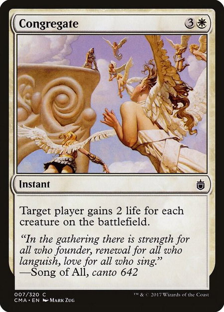 Congregate - Commander Anthology Magic: The Gathering trading card