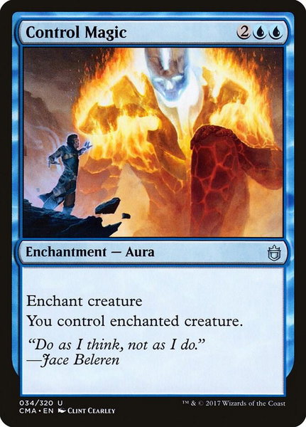 Control Magic trading card from Commander Anthology Control Magic - Commander Anthology Magic: The Gathering trading card