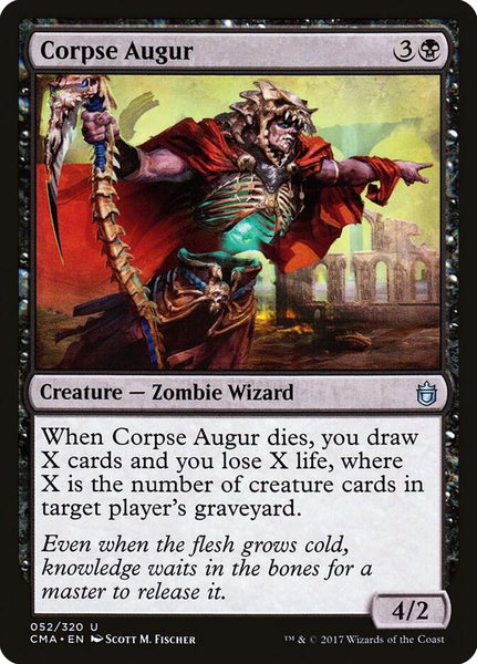 Corpse Augur trading card from Commander Anthology Corpse Augur - Commander Anthology Magic: The Gathering trading card