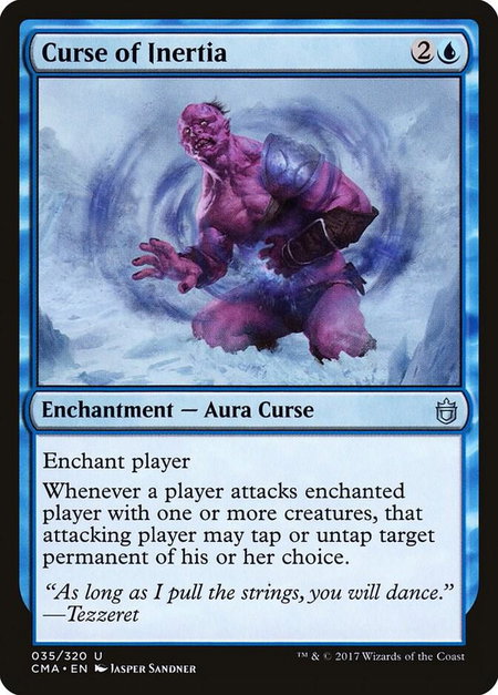 Curse of Inertia - Commander Anthology Magic: The Gathering trading card