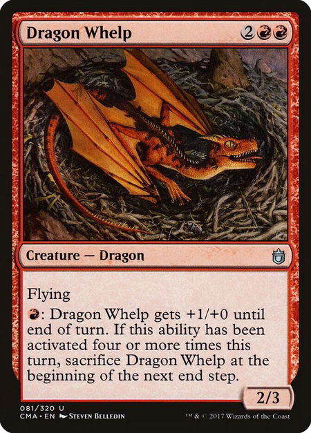 Dragon Whelp - Commander Anthology Magic: The Gathering trading card