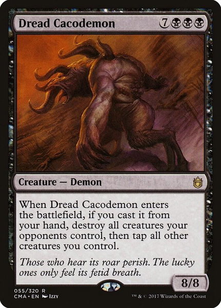 Dread Cacodemon trading card from Commander Anthology Dread Cacodemon - Commander Anthology Magic: The Gathering trading card