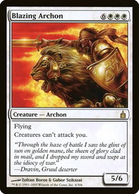 Blazing Archon - Ravnica: City of Guilds (RAV) #4 - Rare Magic: The Gathering Trading Card