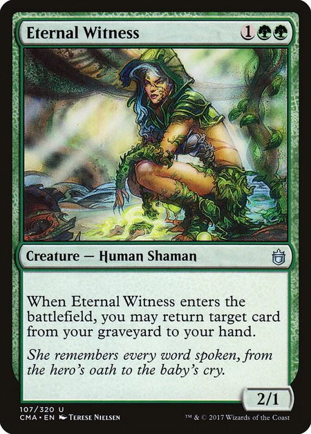 Eternal Witness - Commander Anthology Magic: The Gathering trading card