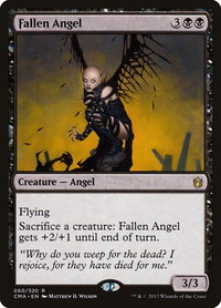 Fallen Angel - Commander Anthology (CMA) #60 - Rare Magic: The Gathering Trading Card
