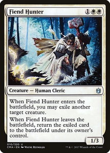Fiend Hunter - Commander Anthology (CMA) #10 - Uncommon Magic: The Gathering Trading Card