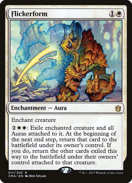 Flickerform - Commander Anthology Magic: The Gathering trading card