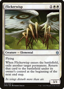 Flickerwisp - Commander Anthology (CMA) #12 - Uncommon Magic: The Gathering Trading Card