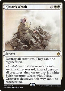 Kirtar's Wrath - Commander Anthology (CMA) #14 - Rare Magic: The Gathering Trading Card